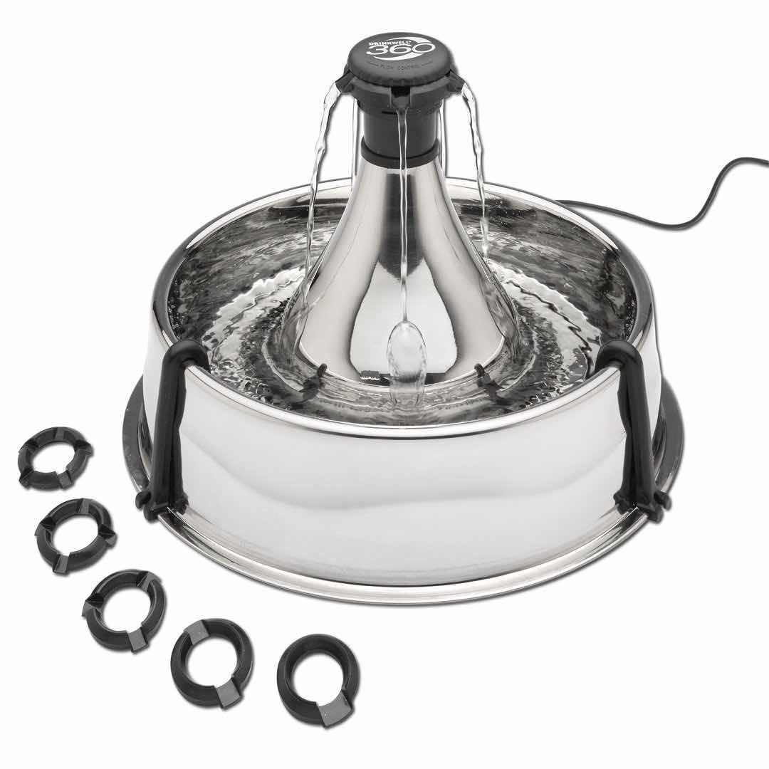 Drinkwell 360 stainless steel pet fountain