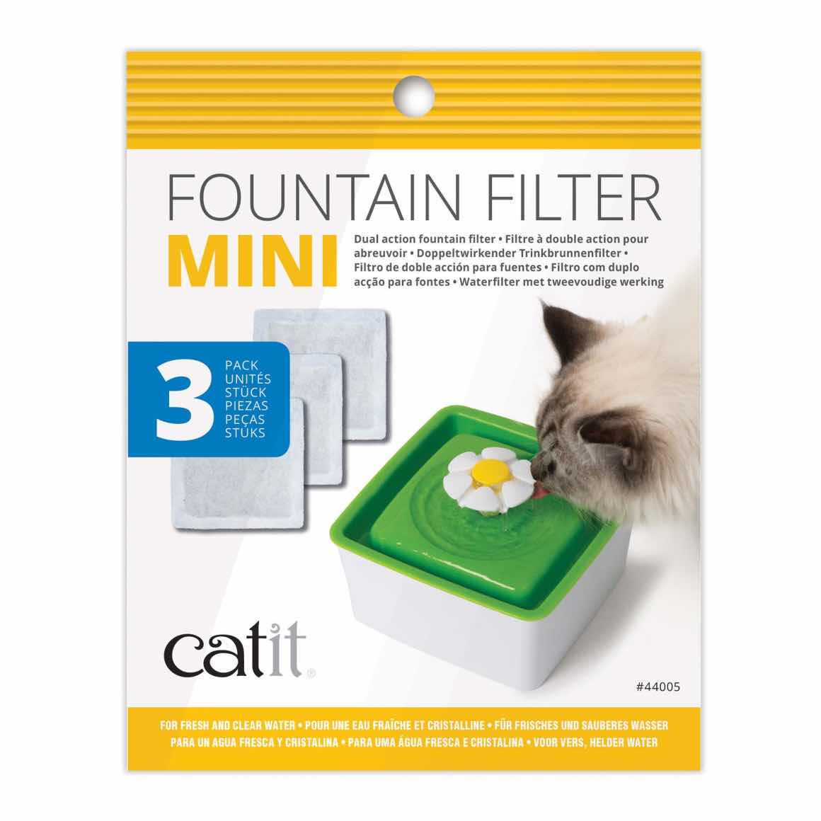 Mini flower fountain filters