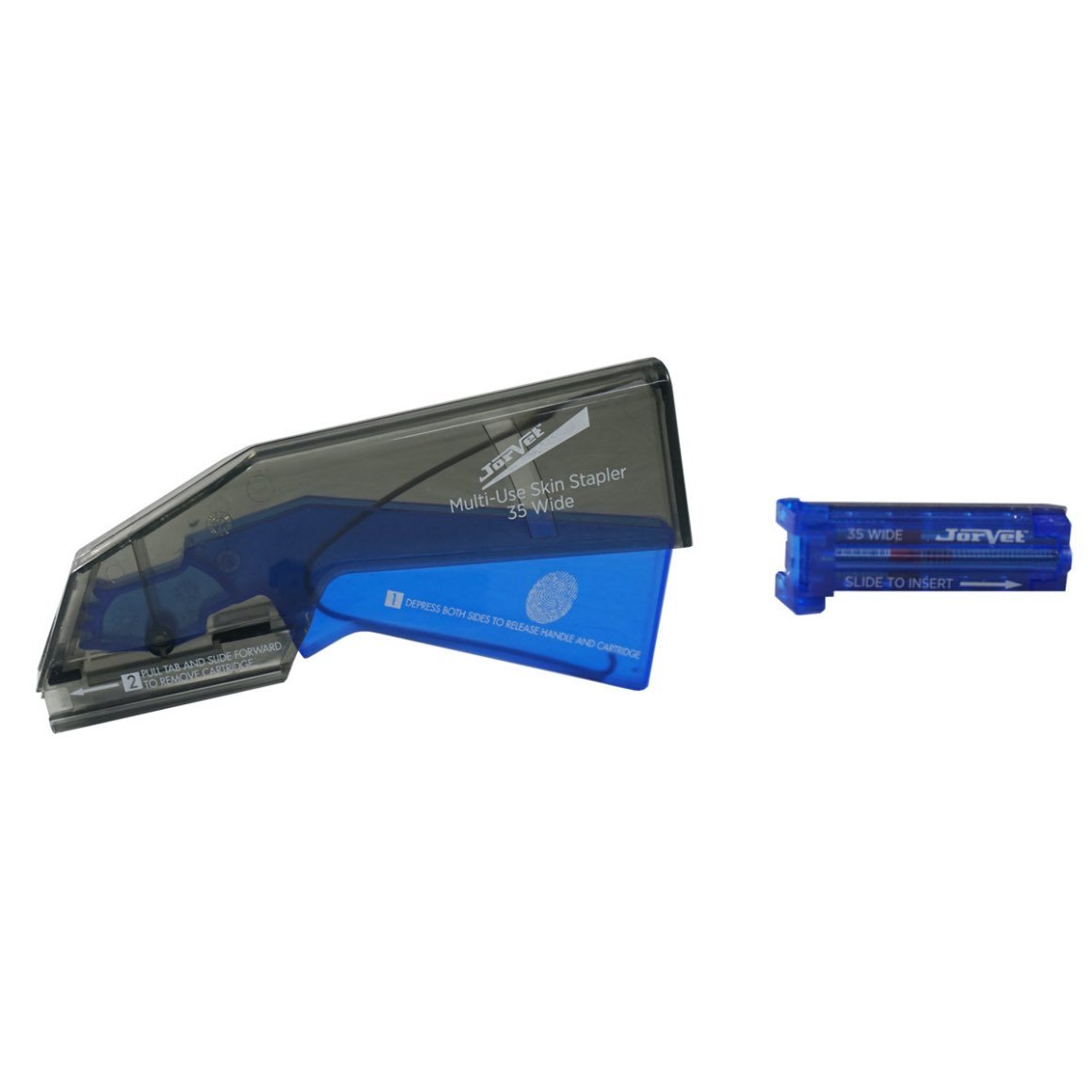 Autoclavable multi-use skin stapler with cartridge