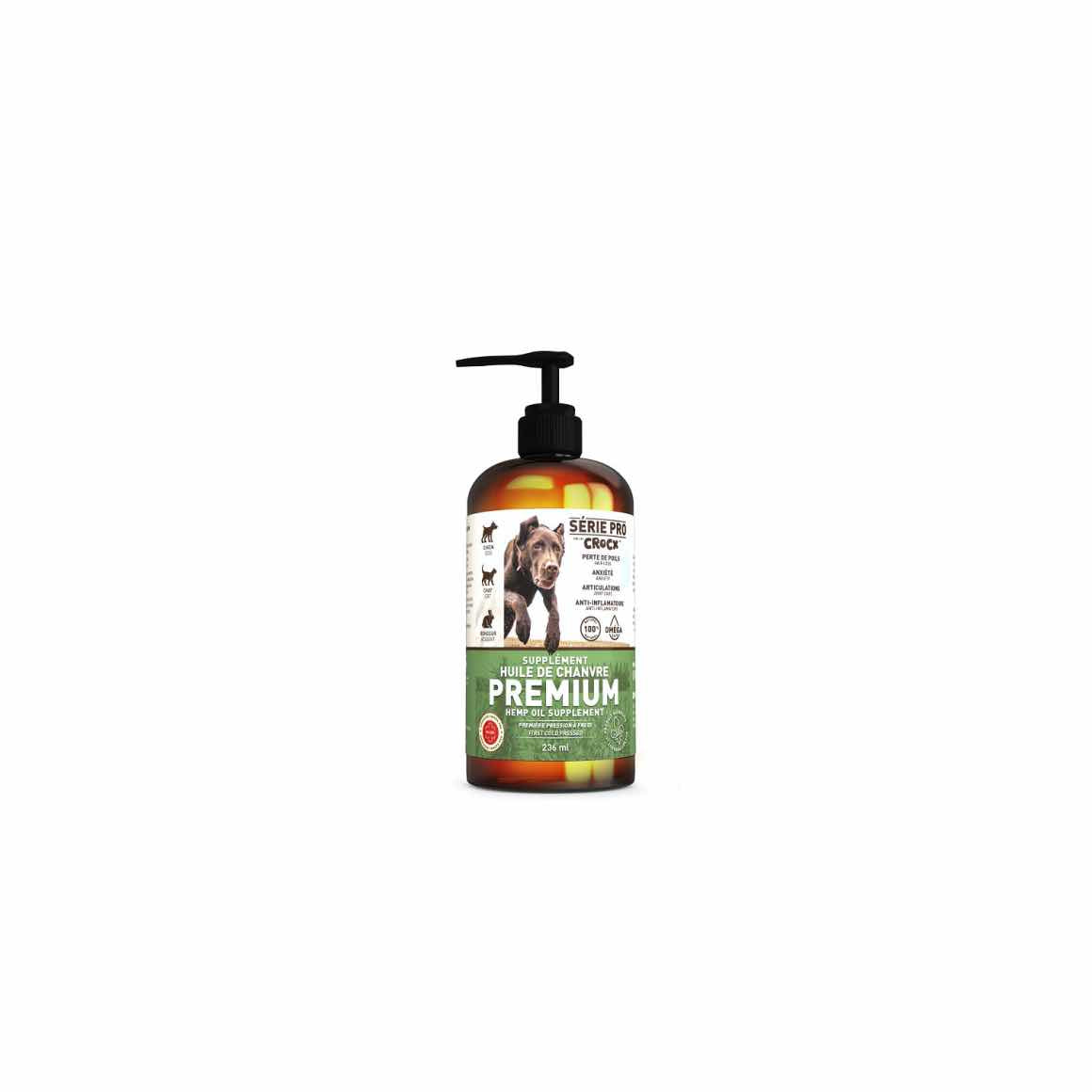 Premium hemp oil supplement
