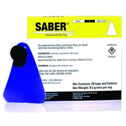 Insecticide fly tag Saber