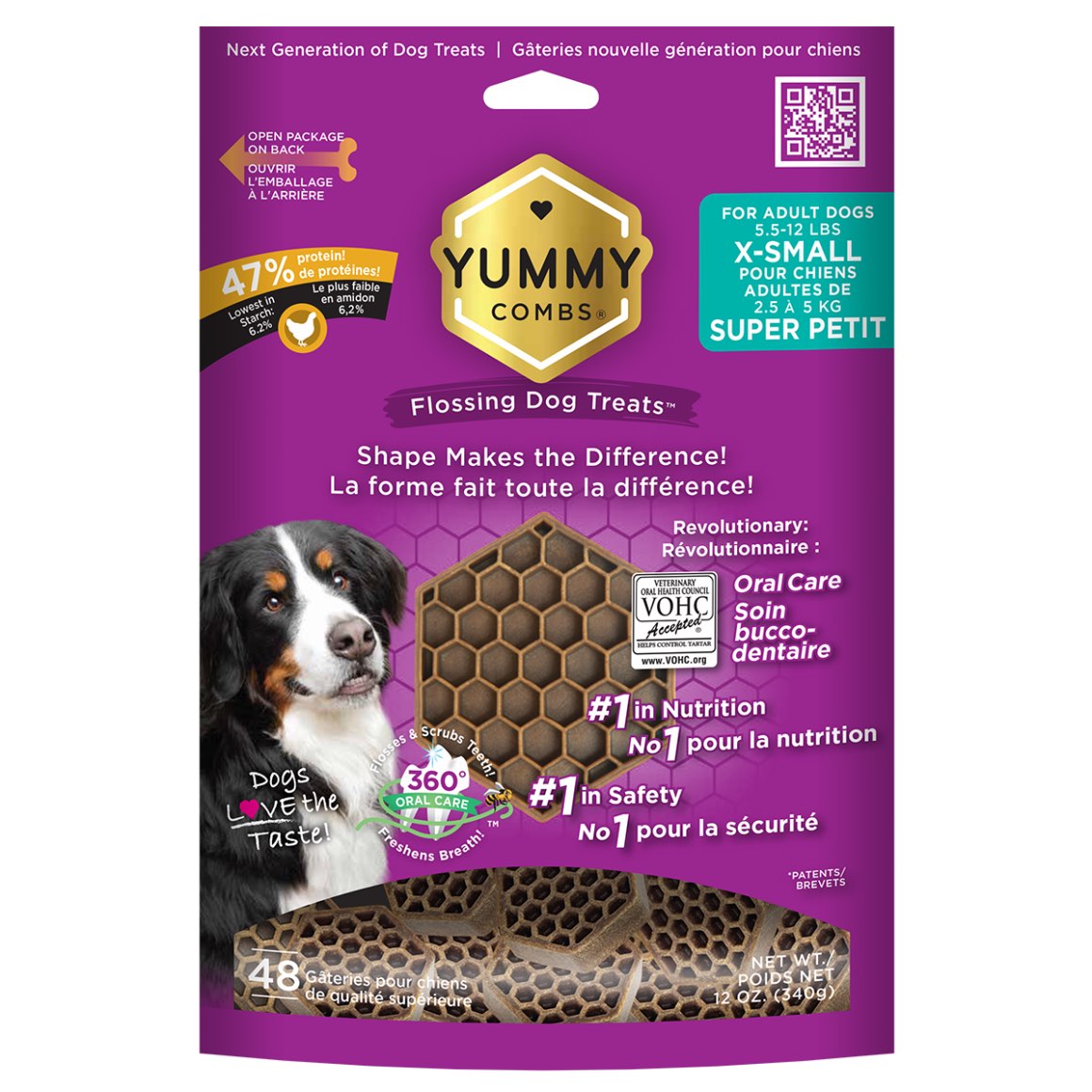 Yummy Combs dental treats for xsmall dogs