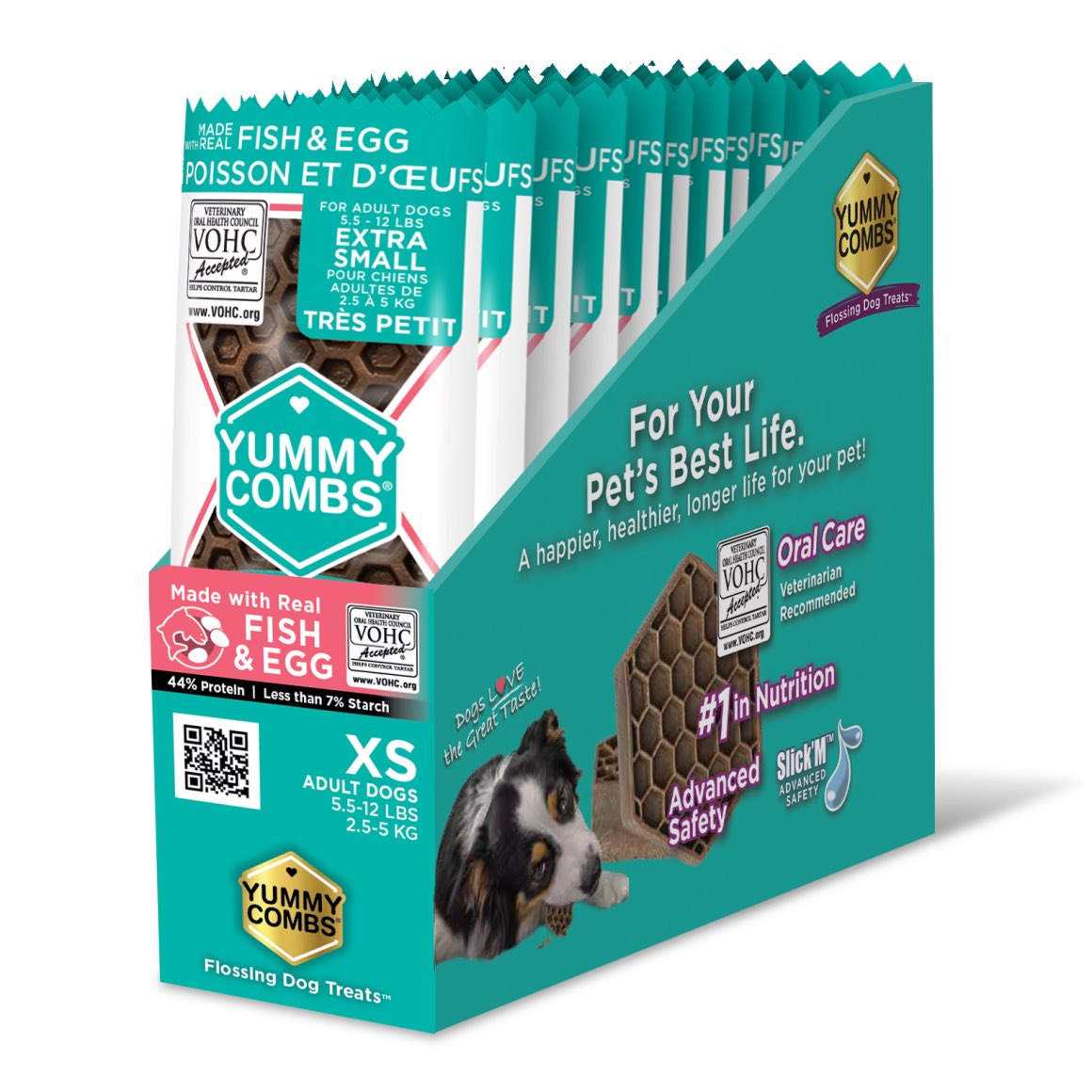 Yummy Combs dental treats for xsmall dogs (trial sizes)