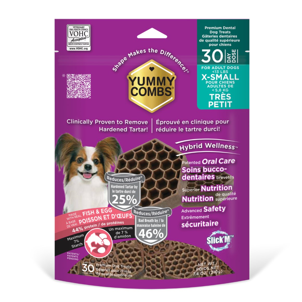 Yummy Combs dental treats for xsmall dogs