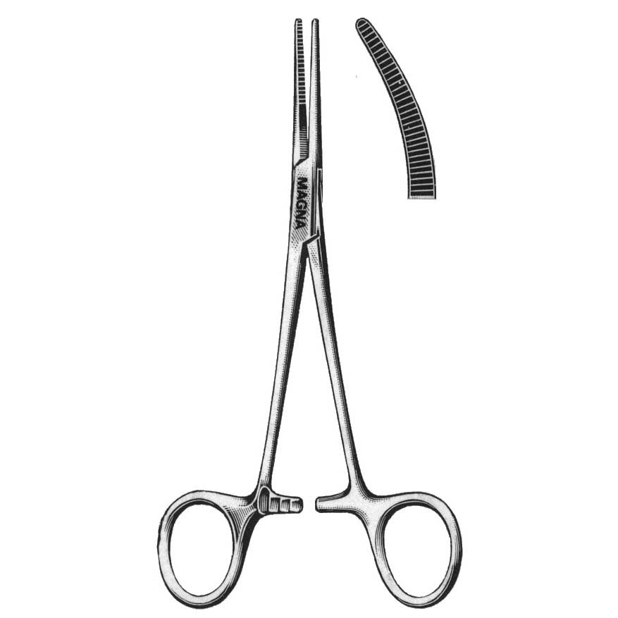 Hemostatic forceps Kelly Magna